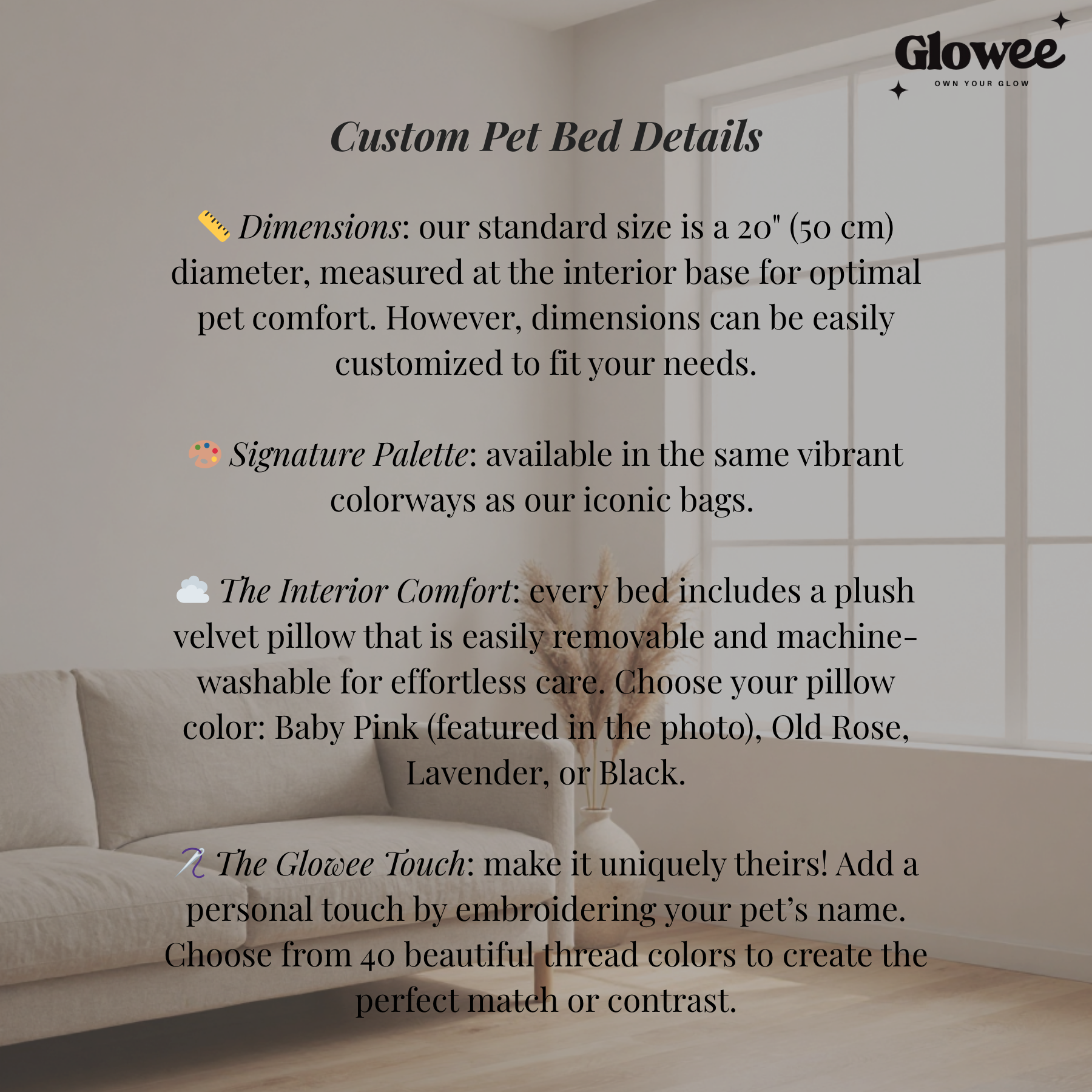 The Cozy Pet Bed — Custom Edition