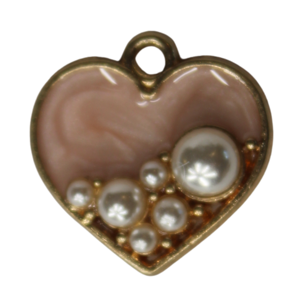 Heart with pearls