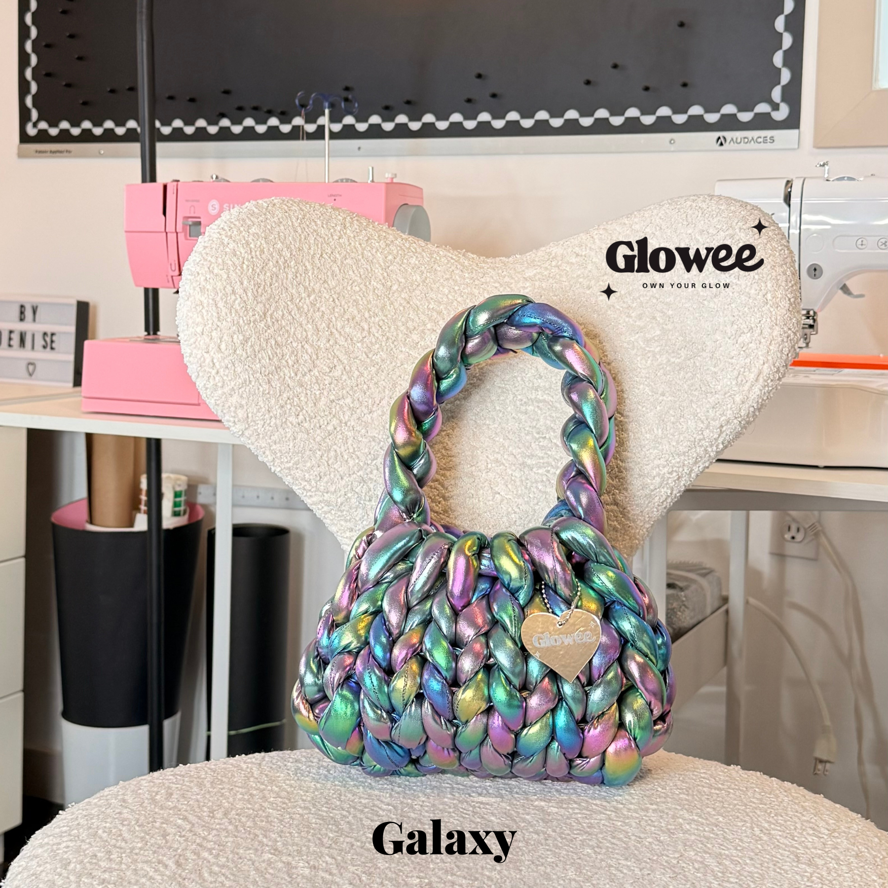 The Chunky Wave Bag — Metallic Glow