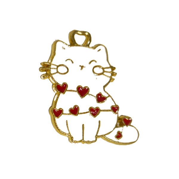 Cat & Hearts